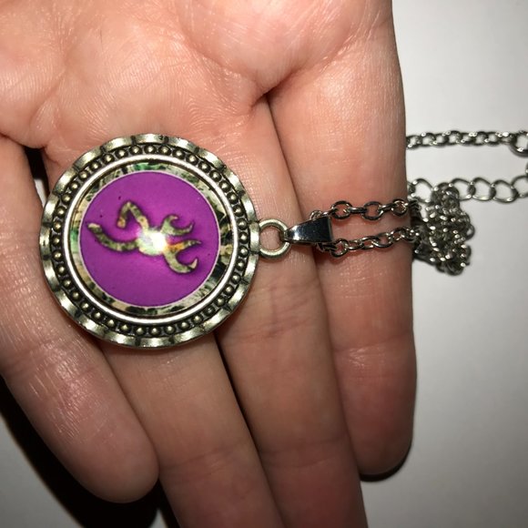 20 1/2" Purple Browning Necklace - Picture 4 of 6